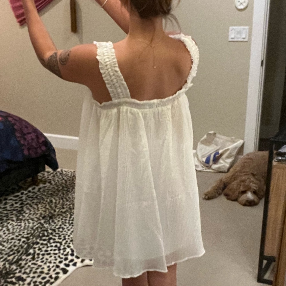 Princess Polly White Ruffle Dress - Picture 7 of 7